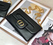 Medium Diordouble Bag Smooth Calfskin Black M8641UBBU_M900 - 3