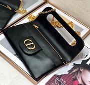 Medium Diordouble Bag Smooth Calfskin Black M8641UBBU_M900 - 5