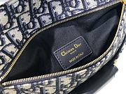 Dior Medium Diordouble Bag Oblique Canvas Black M8641U  - 6