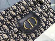 Dior Medium Diordouble Bag Oblique Canvas Black M8641U  - 5