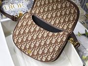 Dior Medium Bobby Bag Brown Oblique Jacquard M9319UTZQ_M928 - 4