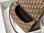 Dior Medium Bobby Bag Brown Oblique Jacquard M9319UTZQ_M928 - 5