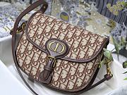 Dior Medium Bobby Bag Brown Oblique Jacquard M9319UTZQ_M928 - 3