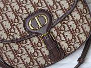 Dior Medium Bobby Bag Brown Oblique Jacquard M9319UTZQ_M928 - 2