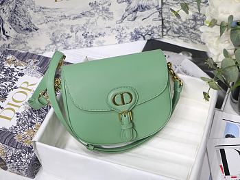 Dior Medium Bobby Bag Box Calfskin (Green) M9319UMOL_M900