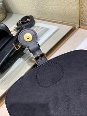 Dior Medium Bobby Bag Box Calfskin (Black)  - 6