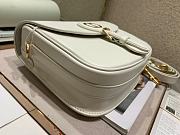 Dior Medium Bobby Bag Box Calfskin (White)  - 2