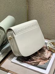 Dior Medium Bobby Bag Box Calfskin (White)  - 4