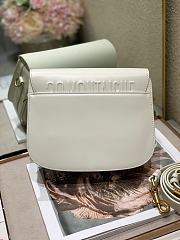 Dior Medium Bobby Bag Box Calfskin (White)  - 6