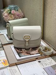 Dior Medium Bobby Bag Box Calfskin (White)  - 1