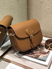 Dior Medium Bobby Bag Box Calfskin (Brown)  - 3