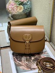 Dior Medium Bobby Bag Box Calfskin (Brown)  - 4
