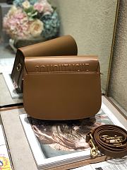 Dior Medium Bobby Bag Box Calfskin (Brown)  - 5