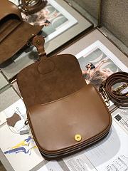 Dior Medium Bobby Bag Box Calfskin (Brown)  - 6
