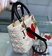 Dior Women's Bag Lady Mini J'aime Love Three Grid Wear M0565  - 6