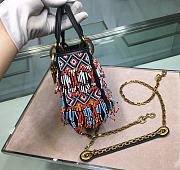 Dior Lady Three-Pattern Embroidery Tassels Bohemian Style M0598 - 4