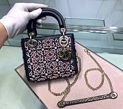 Dior Lady Three-Pattern Embroidered Glass Beads M0505  - 1