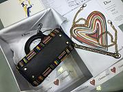 Lady Dior Three-Compartment Embroidered Love M0505  - 5