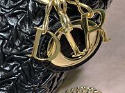 Lady Dior Three-Pattern Wavy Crackle Bag Embodies  - 5