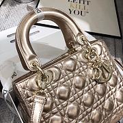 Lady Dior Champagne Lambskin - 4