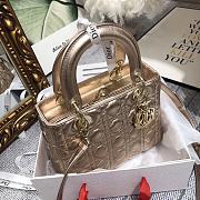 Lady Dior Champagne Lambskin - 5