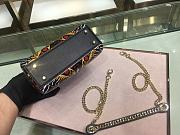 Lady Dior Mini 18FW Color Floral Butterfly Original Color Calfskin  - 4