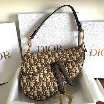 Dior Saddle Bag Coffee Brown  