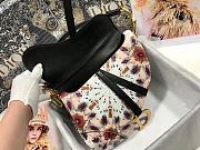 Dior Spring 2019 Multicolor Leather Kaleidoscope Saddle Bag M0446  - 5