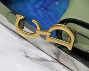 Dior Saddle Palm Pattern Large Matcha Green M9001  - 2