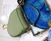 Dior Saddle Palm Pattern Large Matcha Green M9001  - 3