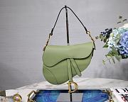 Dior Saddle Palm Pattern Large Matcha Green M9001  - 1