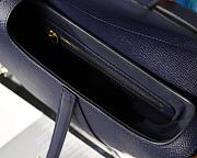 Dior Saddle Palm Pattern Large Dark Blue M9001   - 5