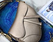 Dior Saddle Palm Pattern Large Champagne Gold M9001   - 6