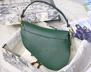 Dior Saddle Palm Pattern Large Retro Green M9001  - 5