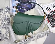 Dior Saddle Palm Pattern Large Retro Green M9001  - 1