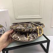Dior Saddle Top Python Skin (3) M9001  - 3