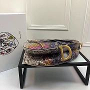 Dior Saddle Top Python Skin (7) M9001  - 4