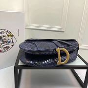Dior Saddle Top Python Skin (8) M9001  - 3