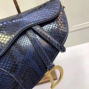 Dior Saddle Top Python Skin (8) M9001  - 6