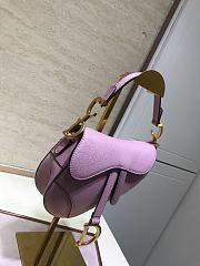 Dior Saddle Palm Pattern Pink 19cm - 2