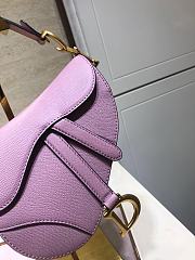 Dior Saddle Palm Pattern Pink 19cm - 4