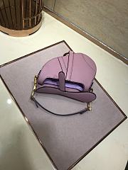 Dior Saddle Palm Pattern Pink 19cm - 5