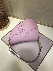 Dior Saddle Palm Pattern Pink 25cm - 5