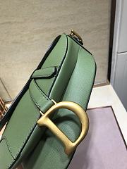 Dior Saddle Palm Pattern Matcha Green 25cm - 6