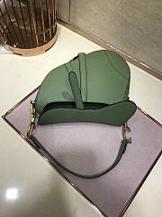 Dior Saddle Palm Pattern Matcha Green 25cm - 4