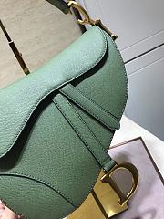 Dior Saddle Palm Pattern Matcha Green 25cm - 3