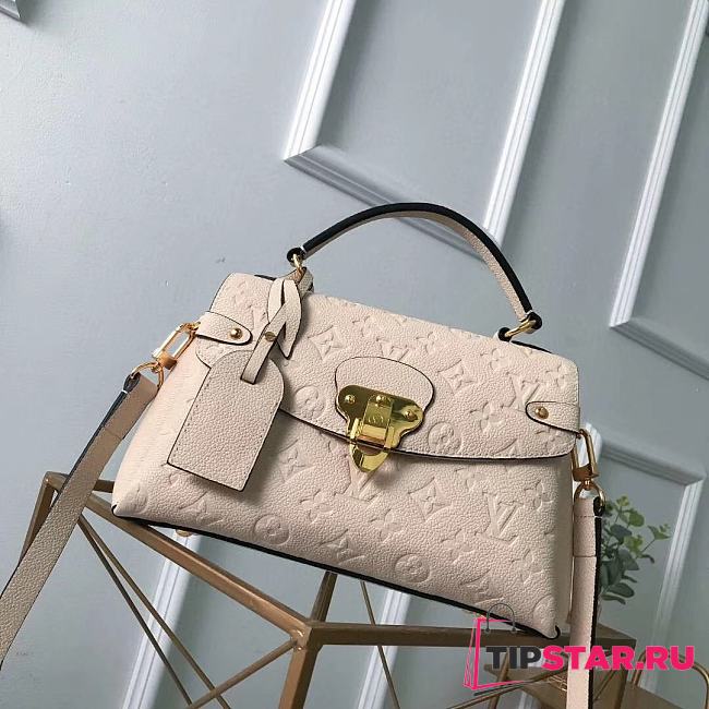 Louis Vuitton Georges BB Monogram Empreinte Leather M53941 Beige - 1