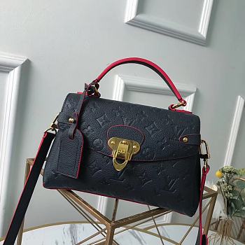 Louis Vuitton Georges BB Monogram Empreinte Leather M53941 Dark Blue