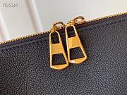 Louis Vuitton V Tote MM Embossed Monogram Leather M44421 Dark Blue - 6