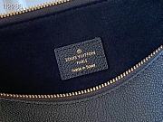 Louis Vuitton V Tote MM Embossed Monogram Leather M44421 Black - 4